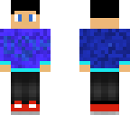 blue sweatshirt