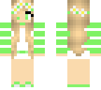 casual green outfit girl