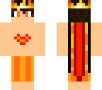 fire prince swimming