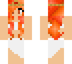 fire princess swiming