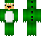 green dino skin