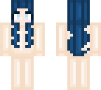 navy hair base