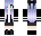 purple haired girl