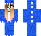 blue baby dino girl
