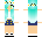 blue hair