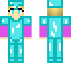 diamond armor girl prank improved