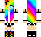 fixed cute rainbow girl