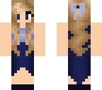 girl in navy dress