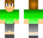 green sweater person