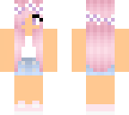 pink hair girl