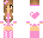 pink hoodie girl