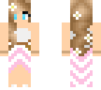 pretty girl in pink dress