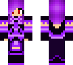 purple armor girl