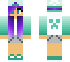 purple en blue girl
