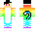 rainbow cat man
