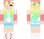 rainbow flower girl