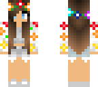 rainbow flower girl