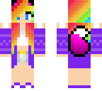 rainbow fox girl