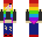 rainbow hair