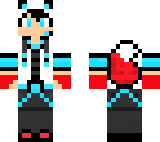red and blue wolf