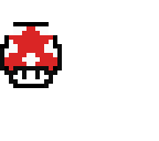 8-bit mario mushroom