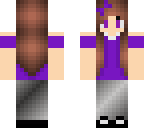backwords skin girl