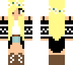 blonde fall girl