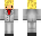 blonde tux