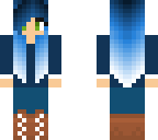 blue girl