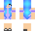 blue hair girl