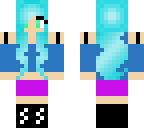 blue haired girl