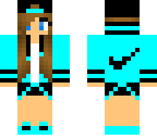 blue nike girl