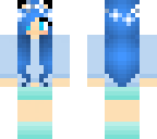 blue panda girl