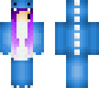 chibi blue dino