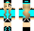 cute blue girl