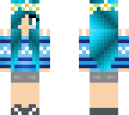 cute blue girl