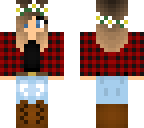 edited flannel girl