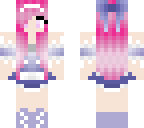 edited maid outfit pink eyes