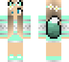 flower wolf girl