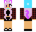 michi with more blue and purple