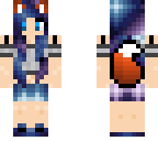 moon galaxy fox girl