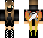 ninja fire demon girl edit
