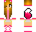 pink fox girl