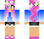 pink haired girl