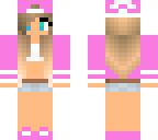 pink tomgirl with headphones