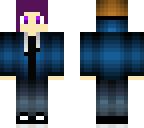 purple hair boy