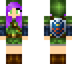 purple-haired link