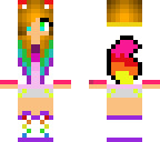 rainbow fox girl