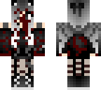scary cat girl with wings