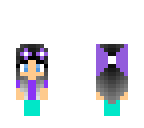 tiny purple flower girl